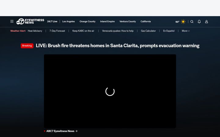 Captura de pantalla de abc7.com