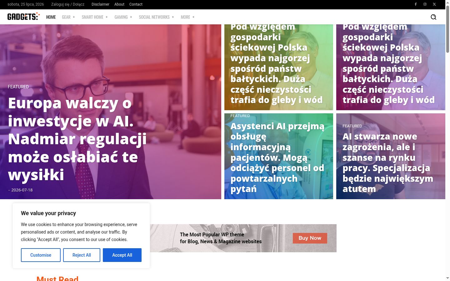 Screenshot tal-banner tal-kunsens muri qabel kwalunkwe interazzjoni