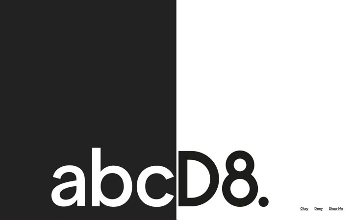 Screenshot of abcd8.studio