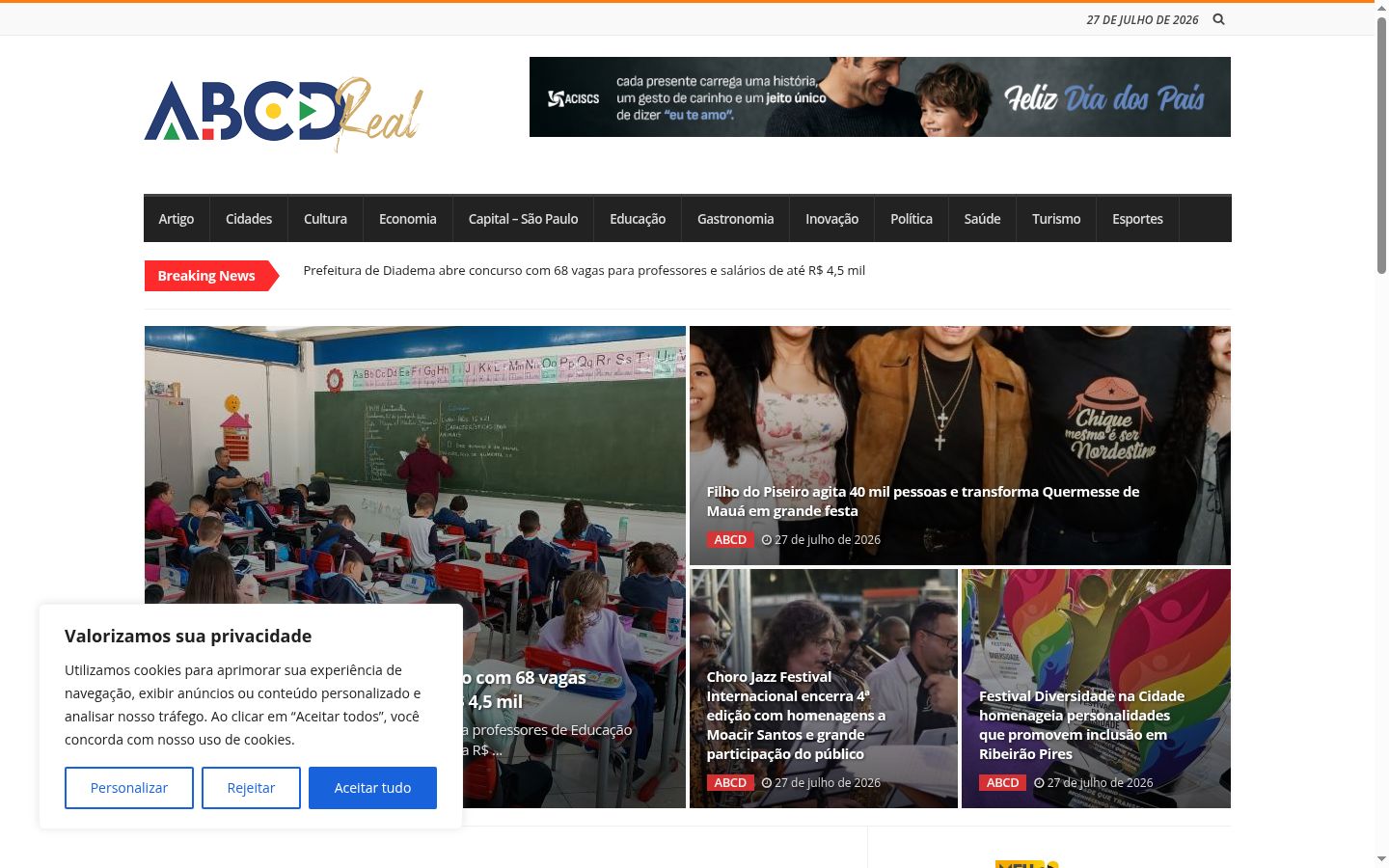 Sutikimo reklamjuostės, rodytos prieš bet kokią sąveiką, ekrano kopija