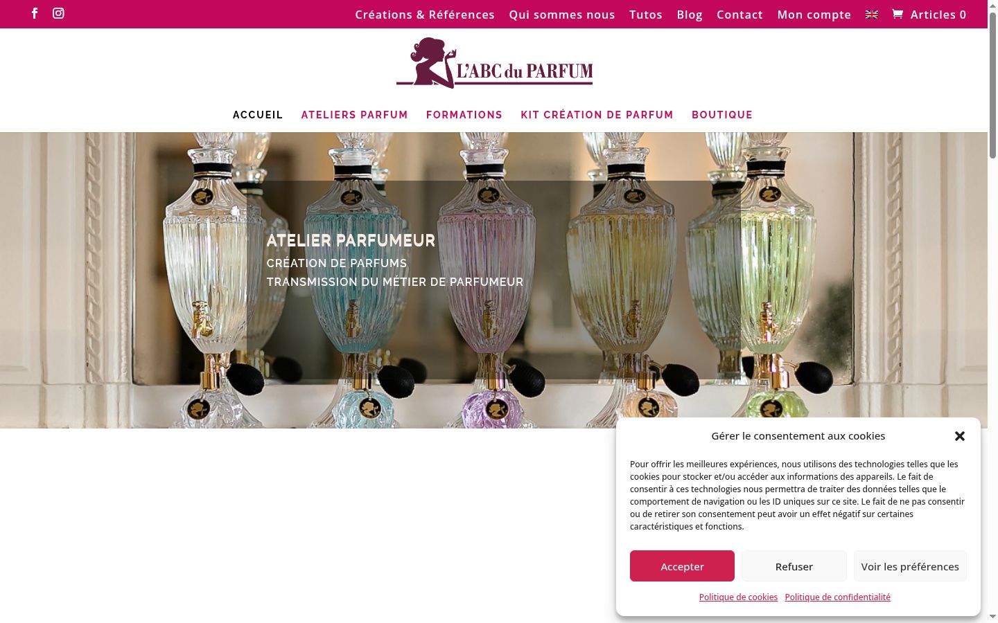 Screenshot tal-banner tal-kunsens muri qabel kwalunkwe interazzjoni