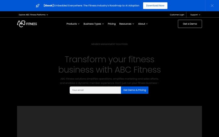 Snímek obrazovky abcfinancial.com