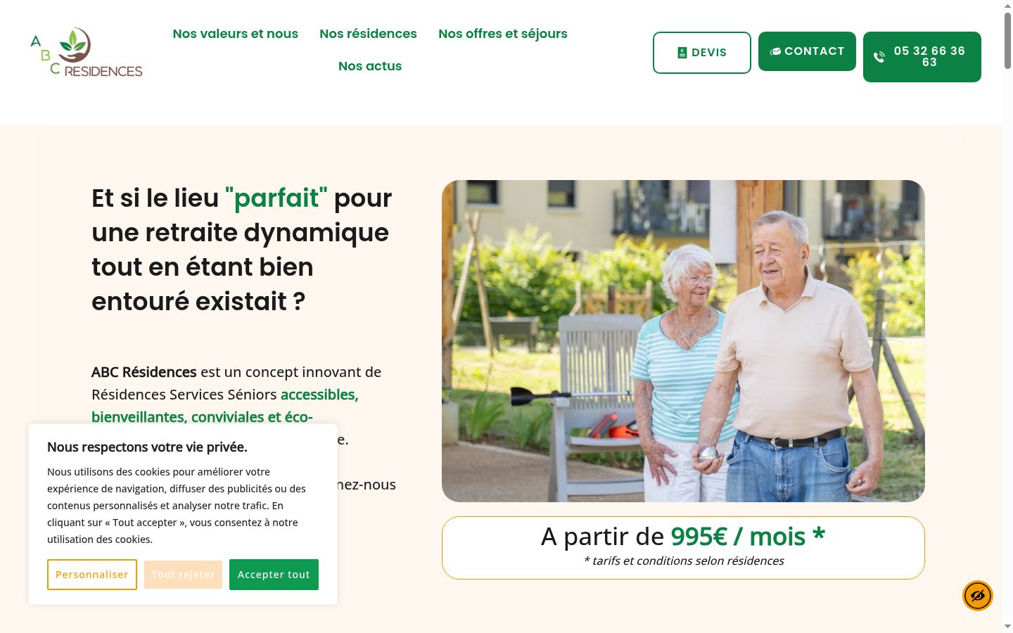 Sutikimo reklamjuostės, rodytos prieš bet kokią sąveiką, ekrano kopija
