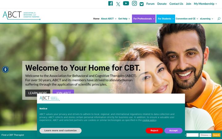 Screenshot ta' abct.org