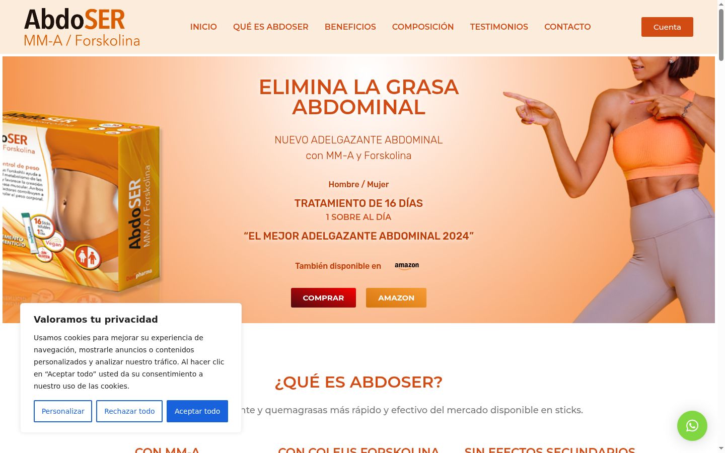 Screenshot van de toestemmingsbanner zoals getoond vóór enige interactie