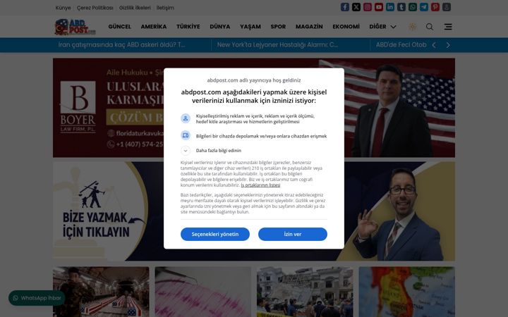 Screenshot of abdpost.com