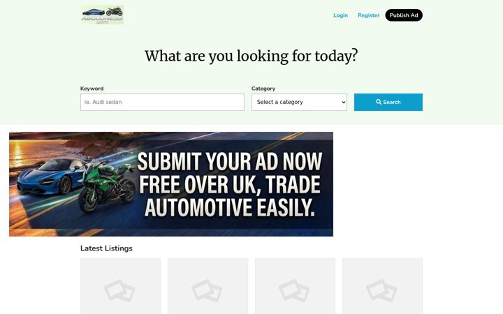 Screenshot of abgodnessmoto.co.uk