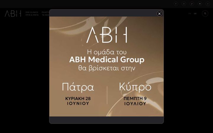Snímek obrazovky abh-medicalgroup.com