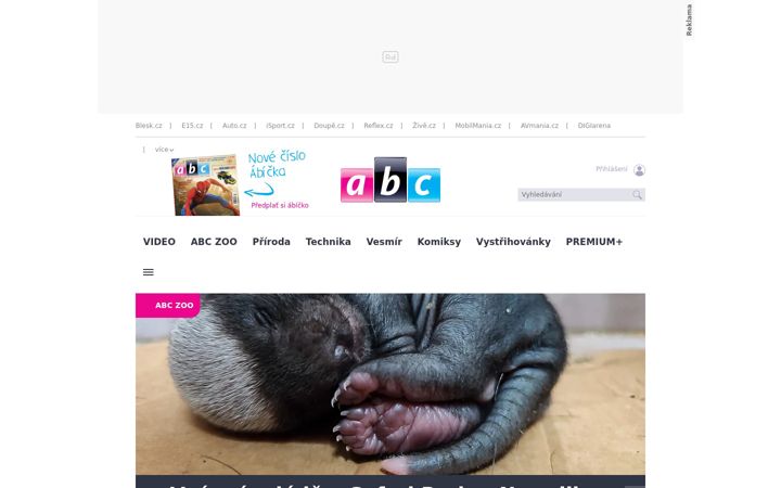 Screenshot of abicko.cz