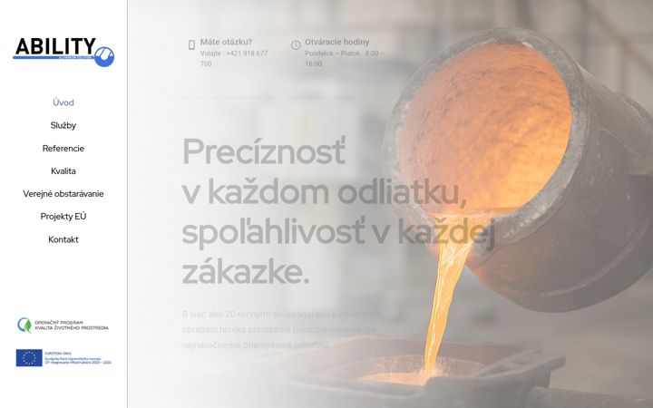 Screenshot of abilitysro.sk
