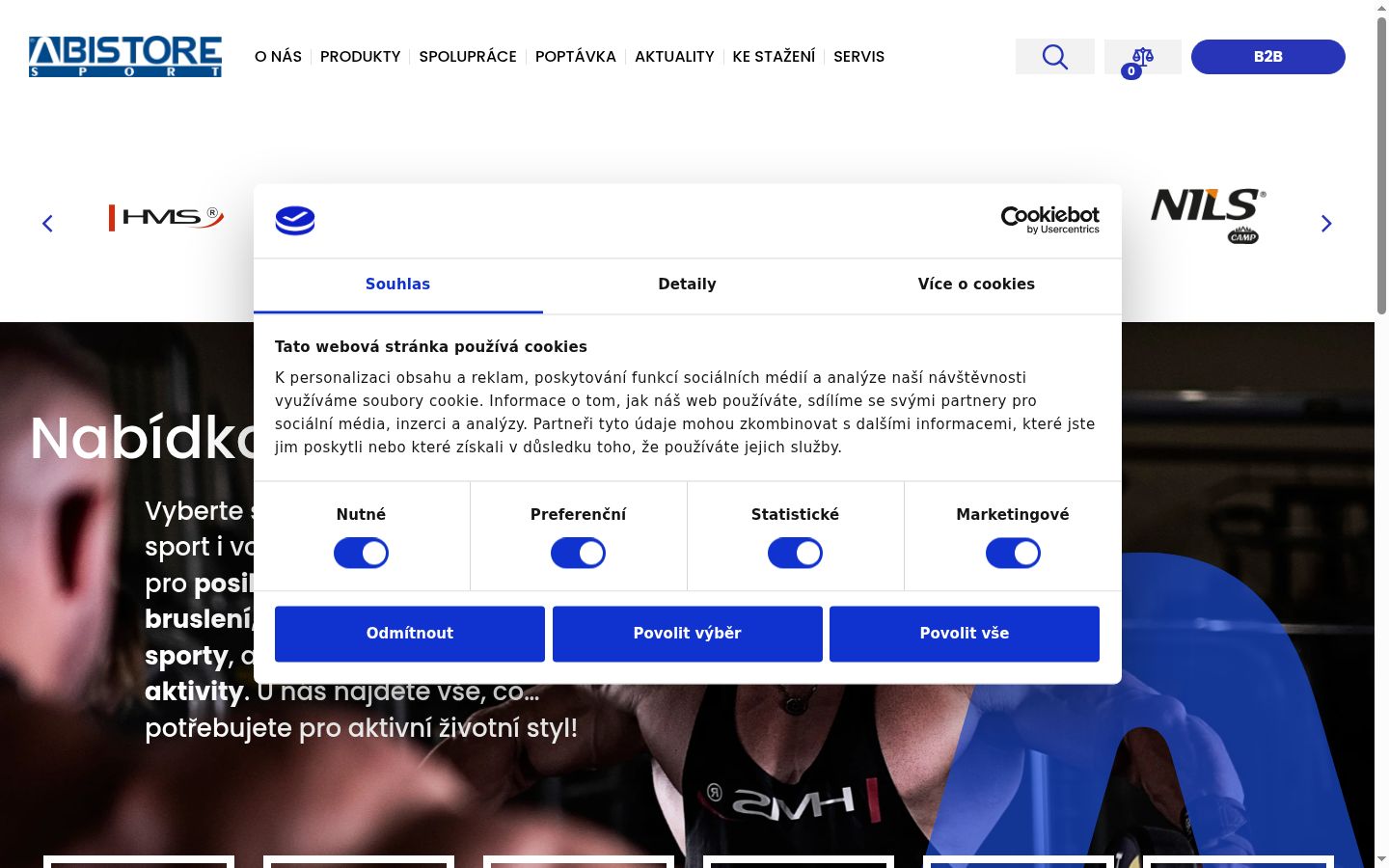 Screenshot des Einwilligungsbanners vor jeglicher Interaktion