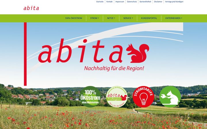 Ekraanipilt saidist abita-energie.de