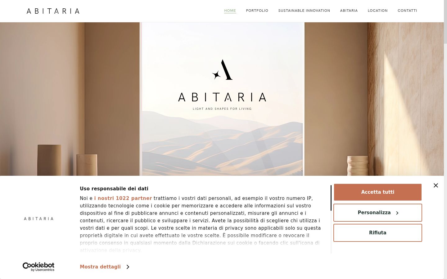 Capture d'écran de la bannière de consentement affichée avant toute interaction