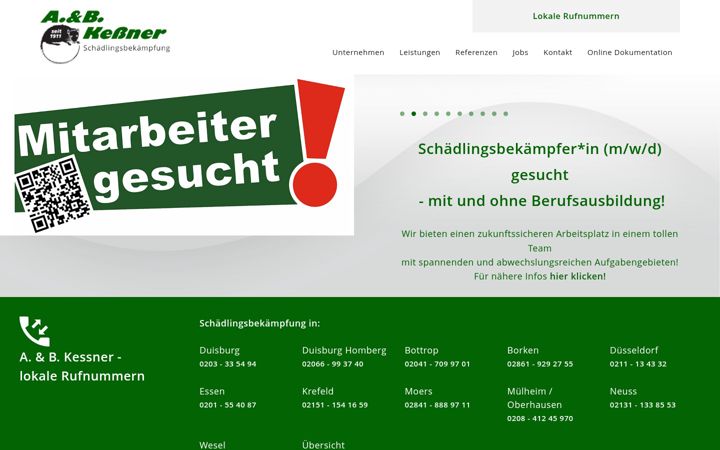Screenshot of abkessner.de