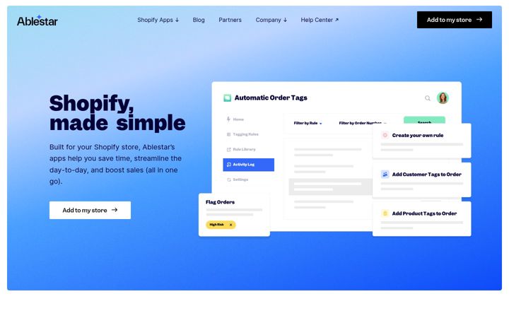 Screenshot of ablestar.app