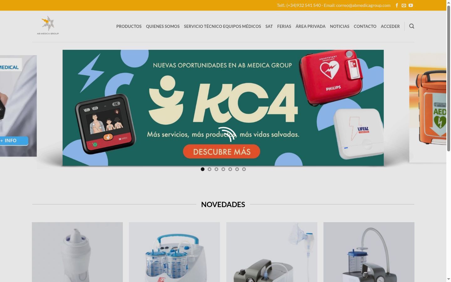 Captura de pantalla del banner de consentimiento mostrado antes de cualquier interacción