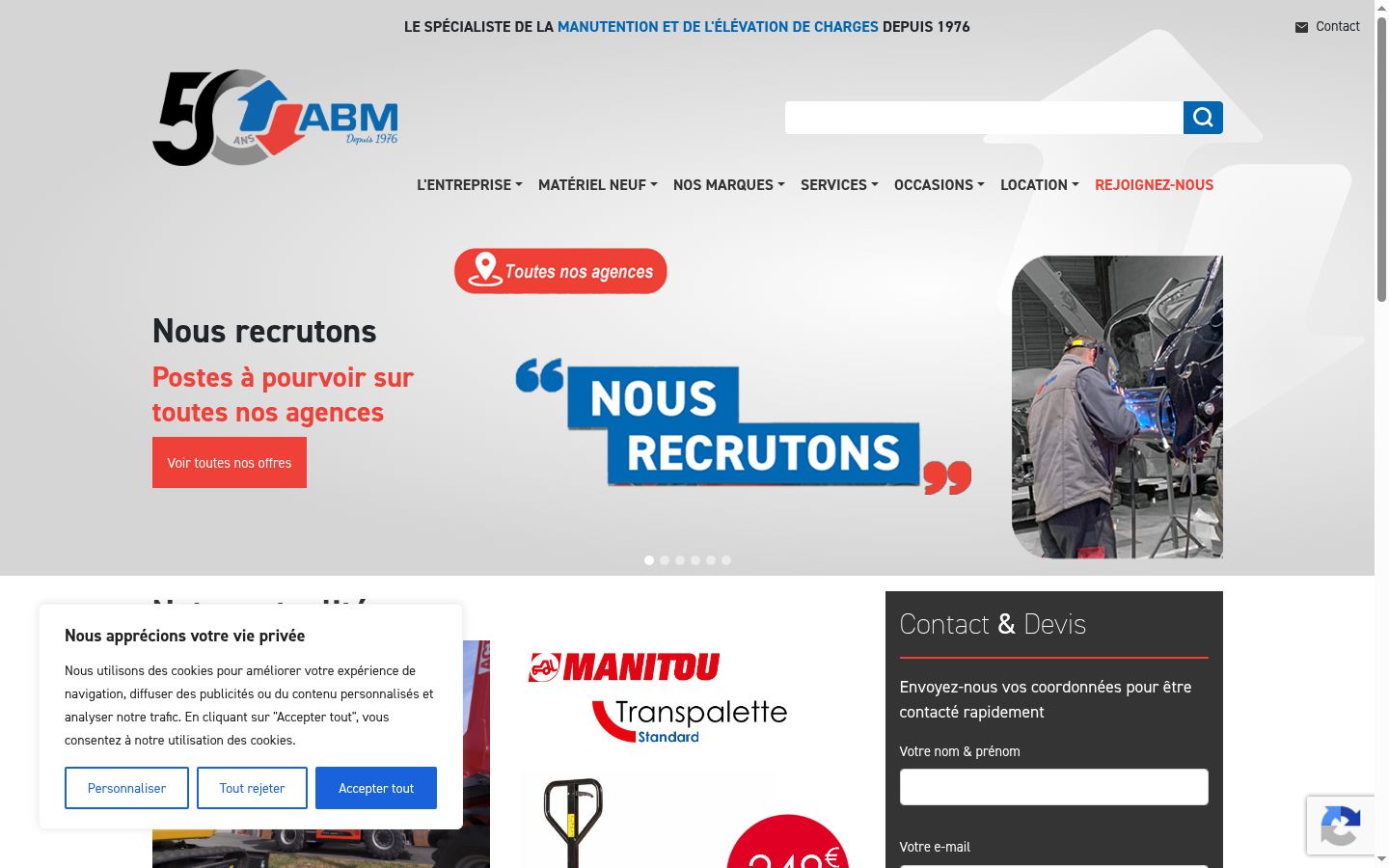Screenshot tal-banner tal-kunsens muri qabel kwalunkwe interazzjoni