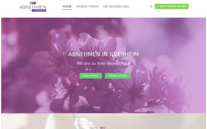 Screenshot of abnehmenimliegen-ilvesheim.de