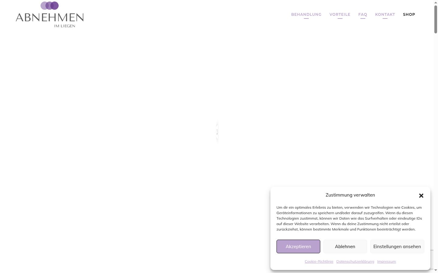 Screenshot του banner συγκατάθεσης που εμφανίστηκε πριν από οποιαδήποτε αλληλεπίδραση