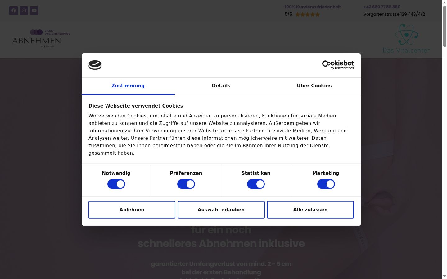 Captură de ecran a bannerului de consimțământ afișat înainte de orice interacțiune