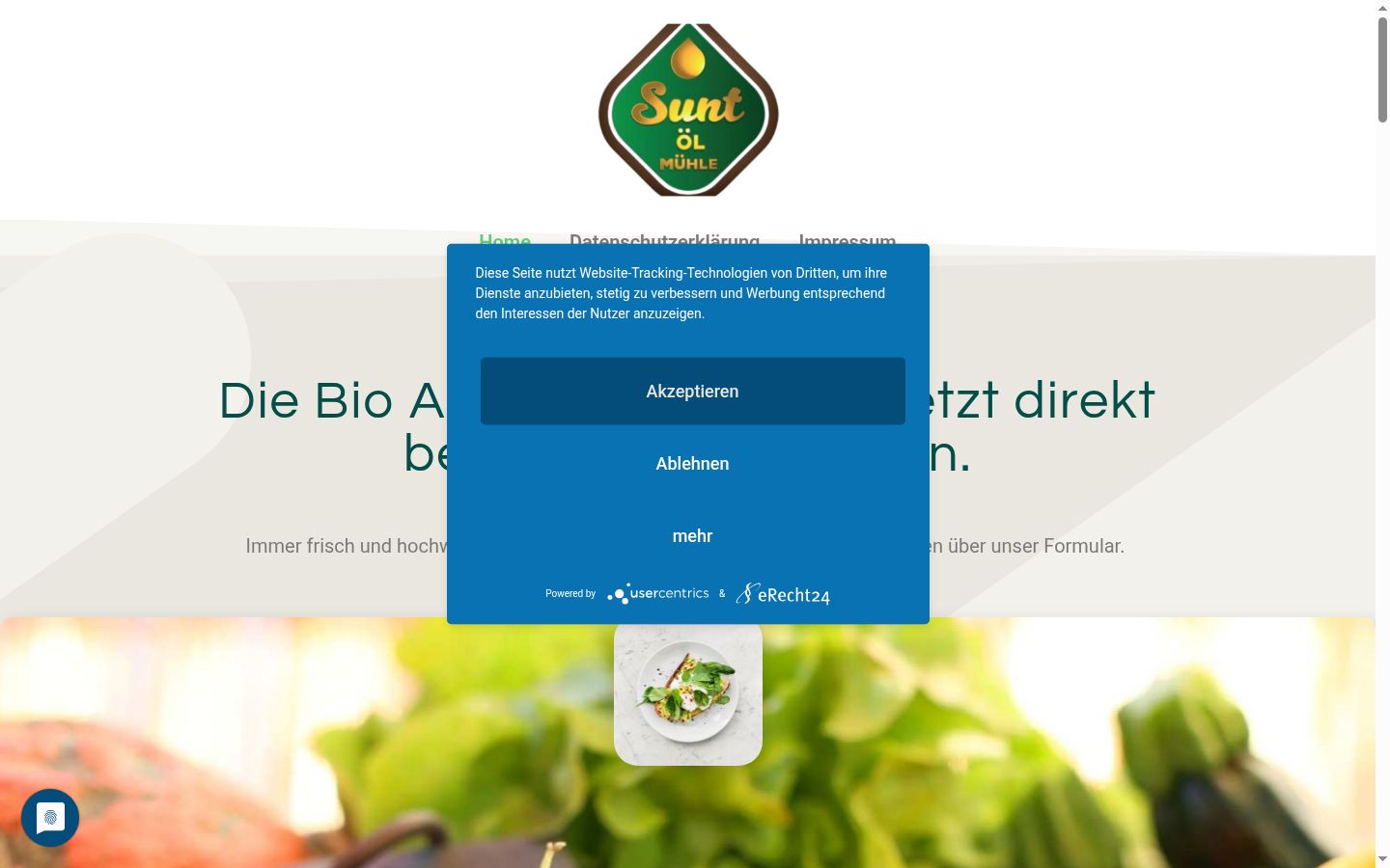 Sutikimo reklamjuostės, rodytos prieš bet kokią sąveiką, ekrano kopija