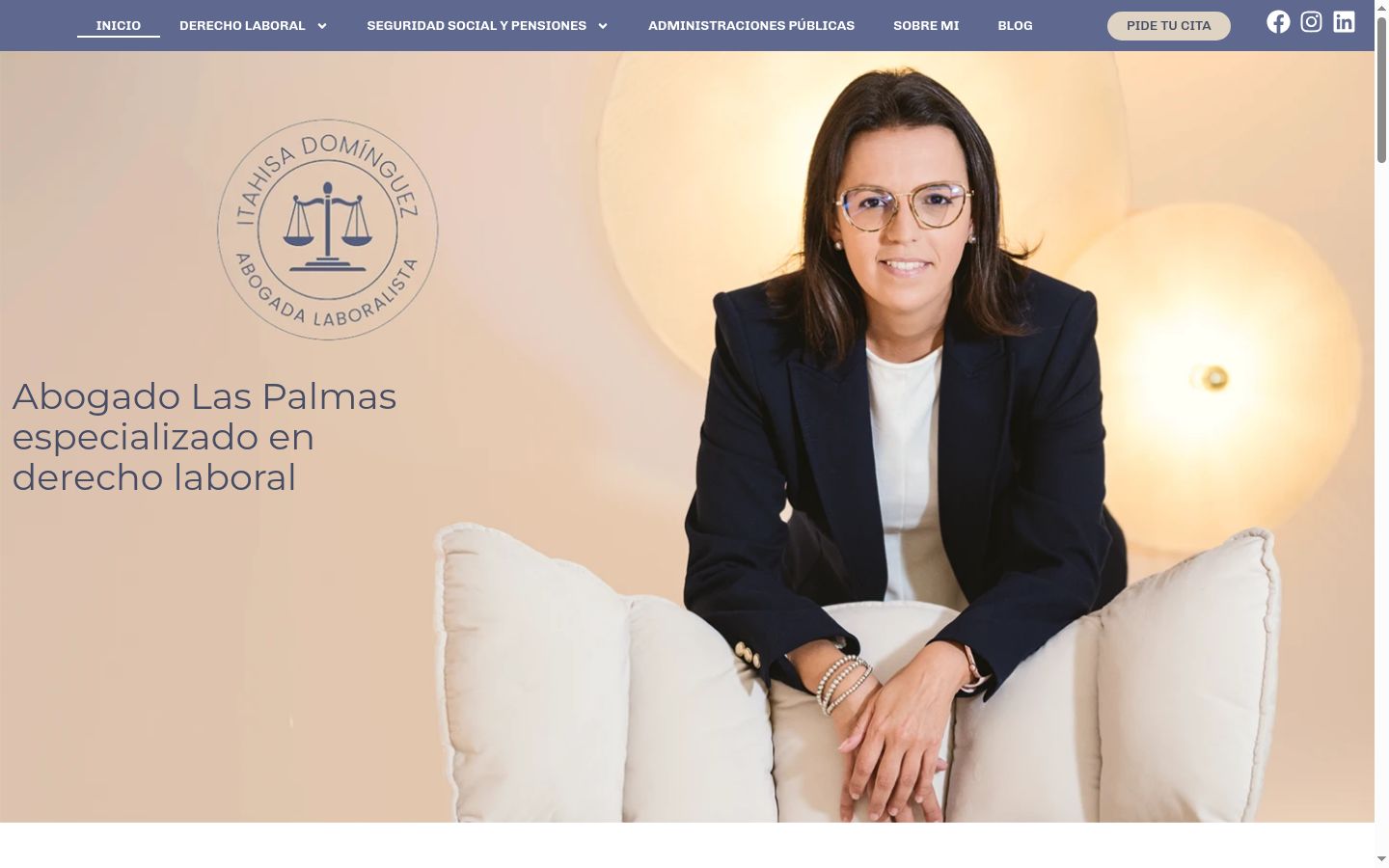 Captura de pantalla del banner de consentimiento mostrado antes de cualquier interacción