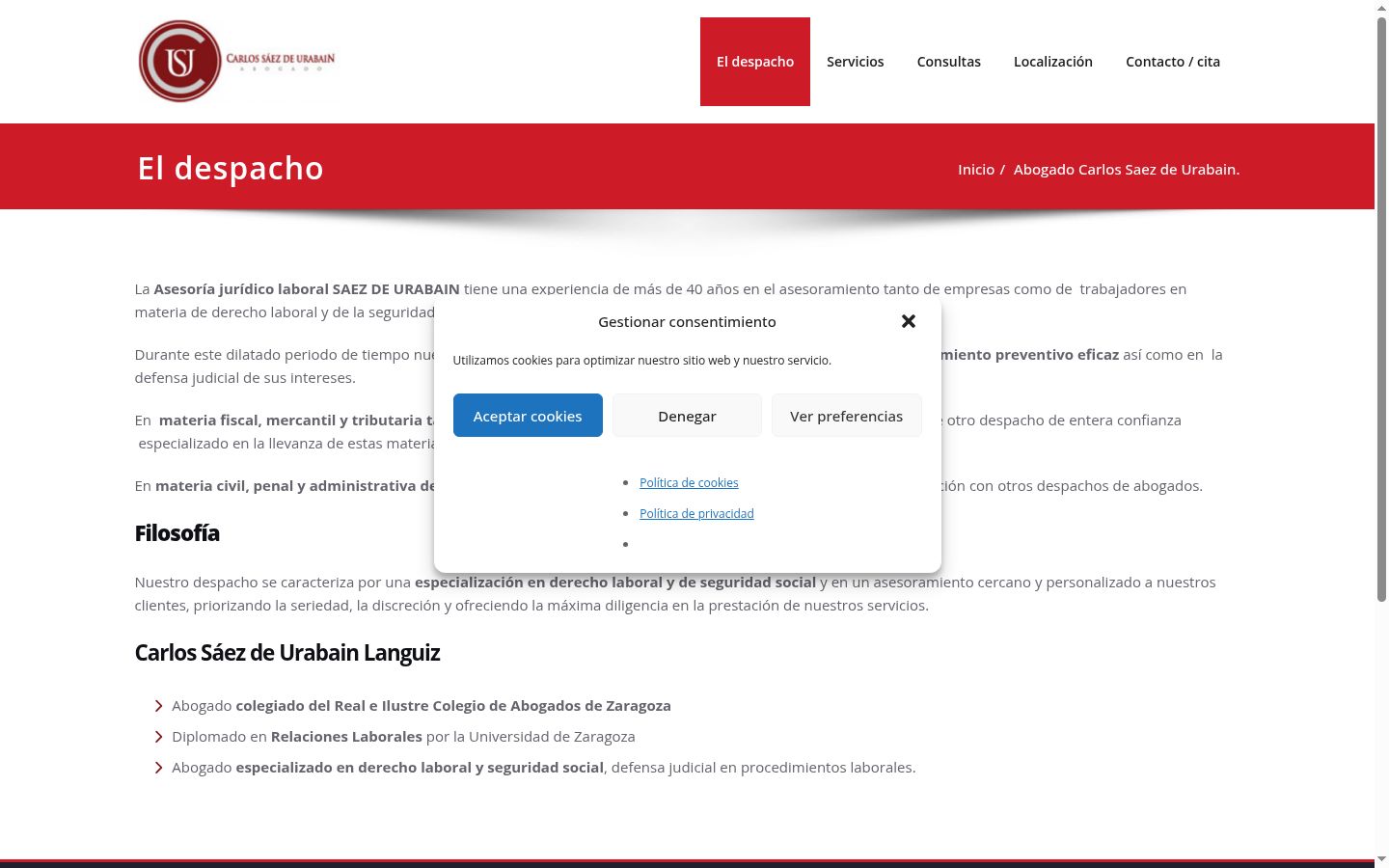 Sutikimo reklamjuostės, rodytos prieš bet kokią sąveiką, ekrano kopija