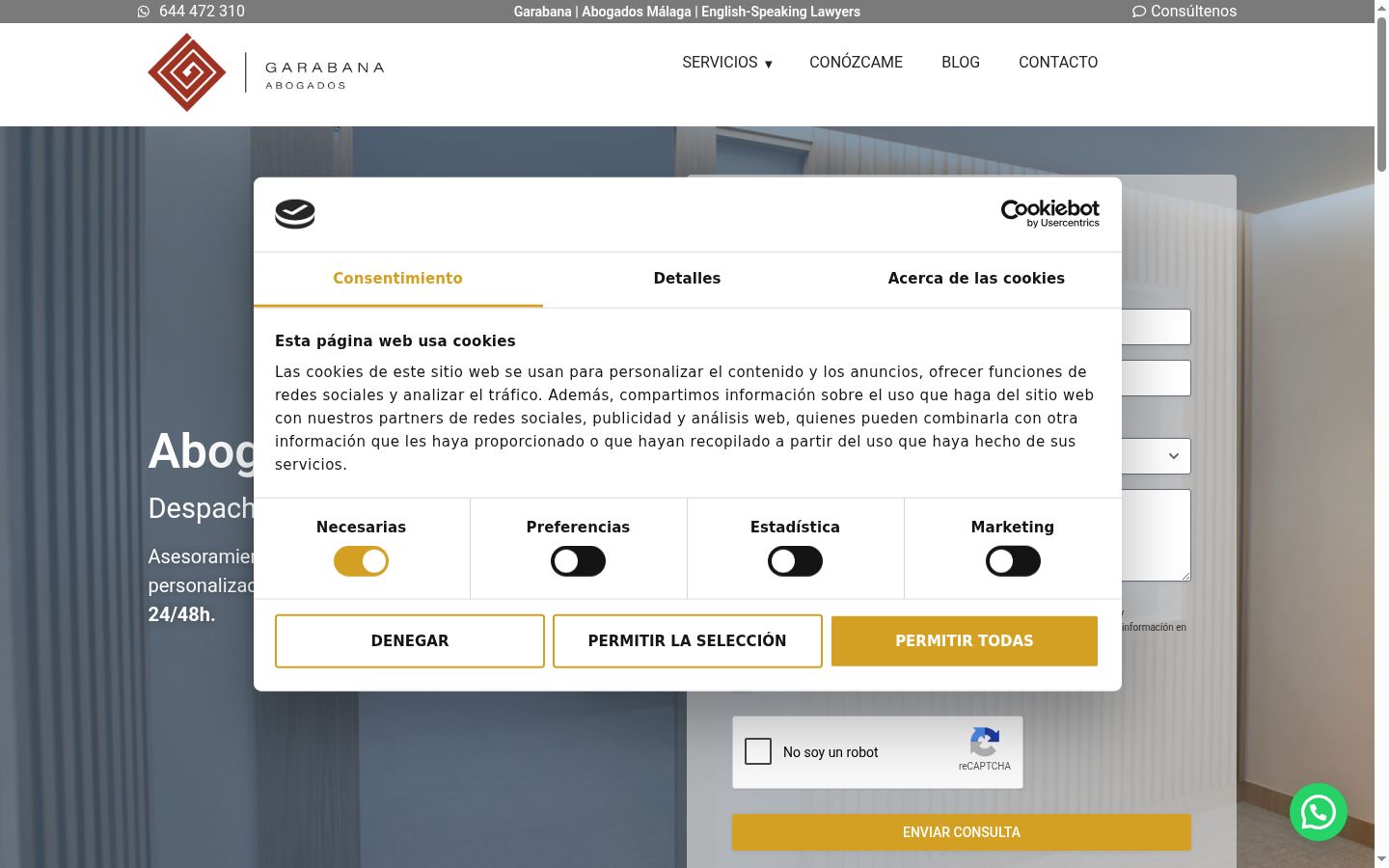 Sutikimo reklamjuostės, rodytos prieš bet kokią sąveiką, ekrano kopija