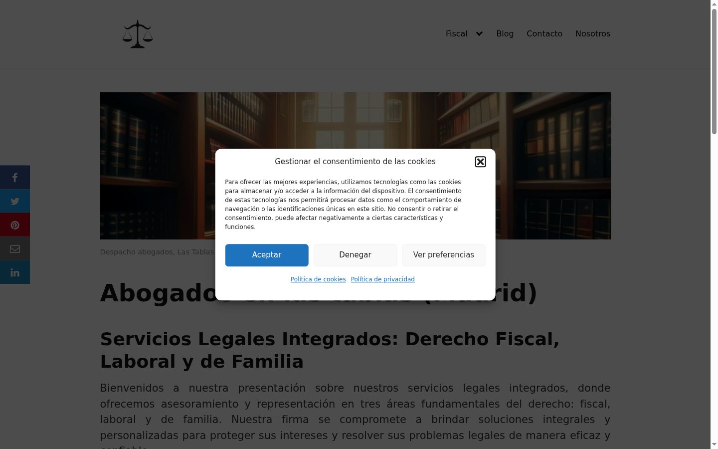 Screenshot tal-banner tal-kunsens muri qabel kwalunkwe interazzjoni