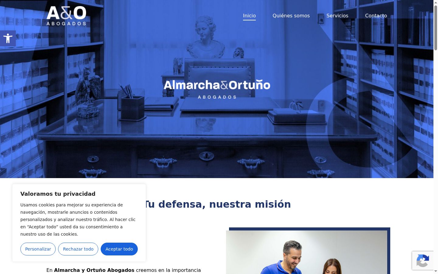Screenshot tal-banner tal-kunsens muri qabel kwalunkwe interazzjoni