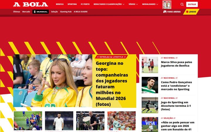 Ekrānuzņēmums no abola.pt
