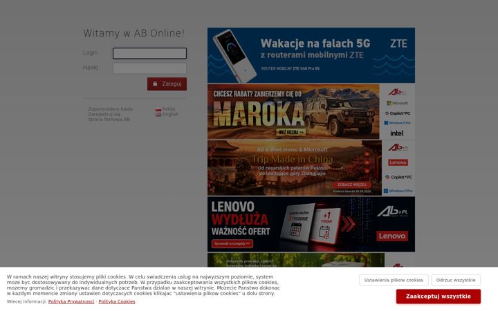 Screenshot of abonline.pl