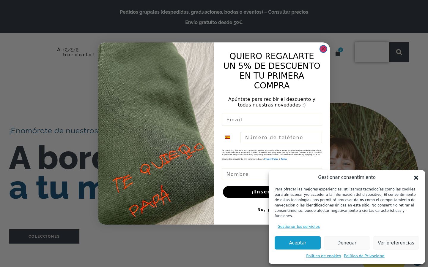 Sutikimo reklamjuostės, rodytos prieš bet kokią sąveiką, ekrano kopija