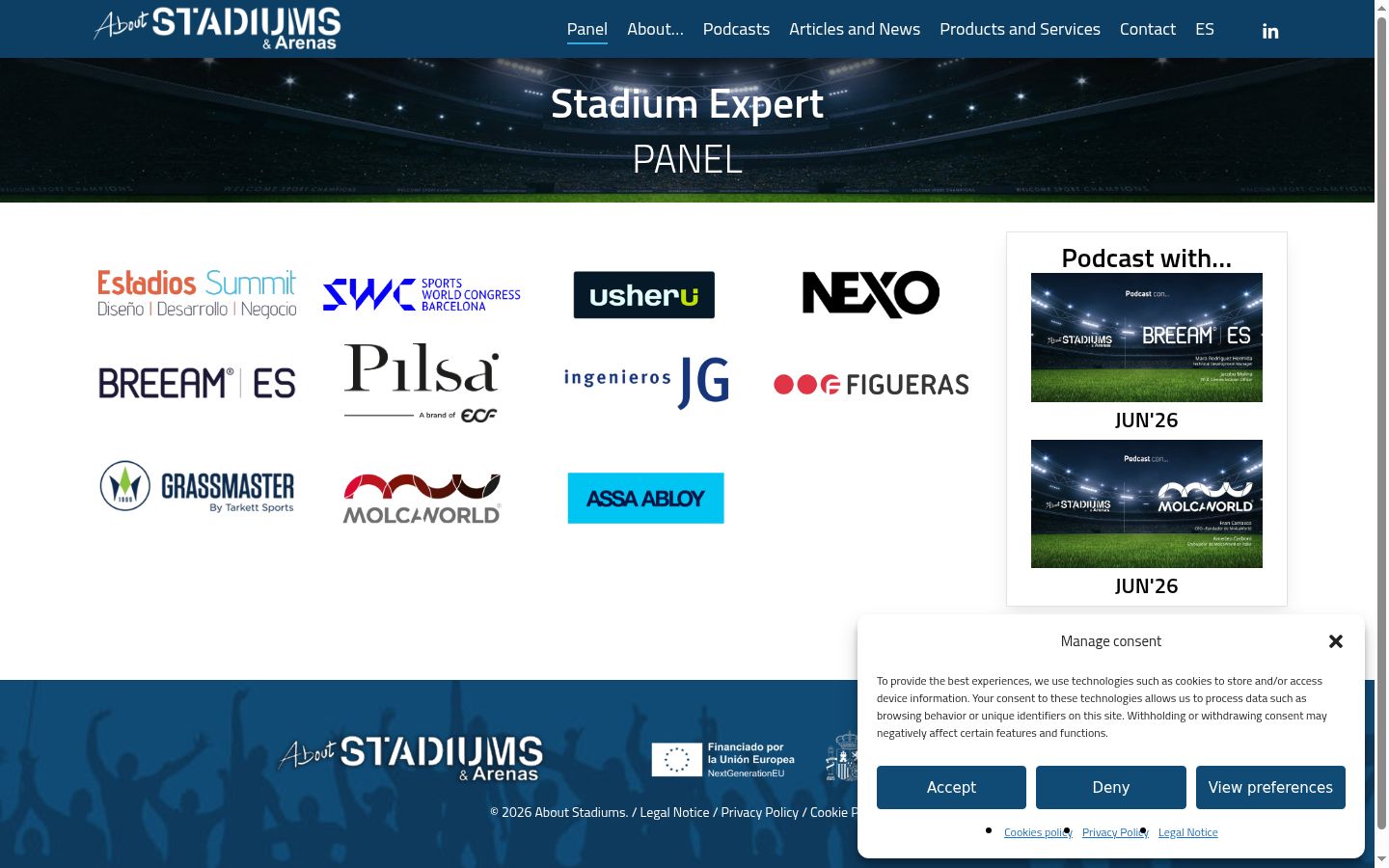 Screenshot des Einwilligungsbanners vor jeglicher Interaktion