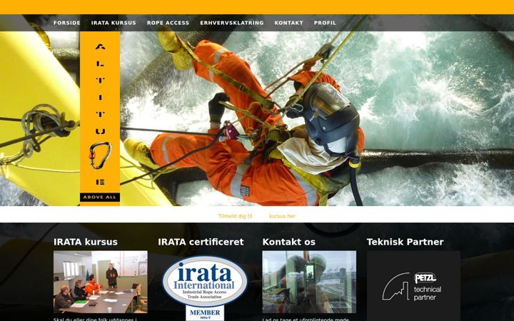 Screenshot of aboveall.dk