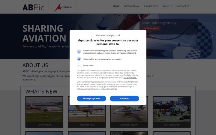 Screenshot of abpic.co.uk