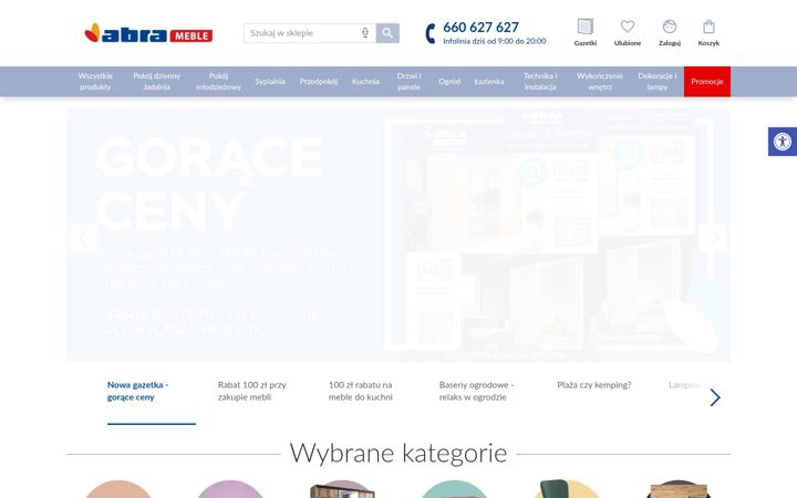 Screenshot of abra-meble.pl