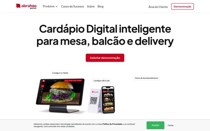 Screenshot of abrahao.com.br