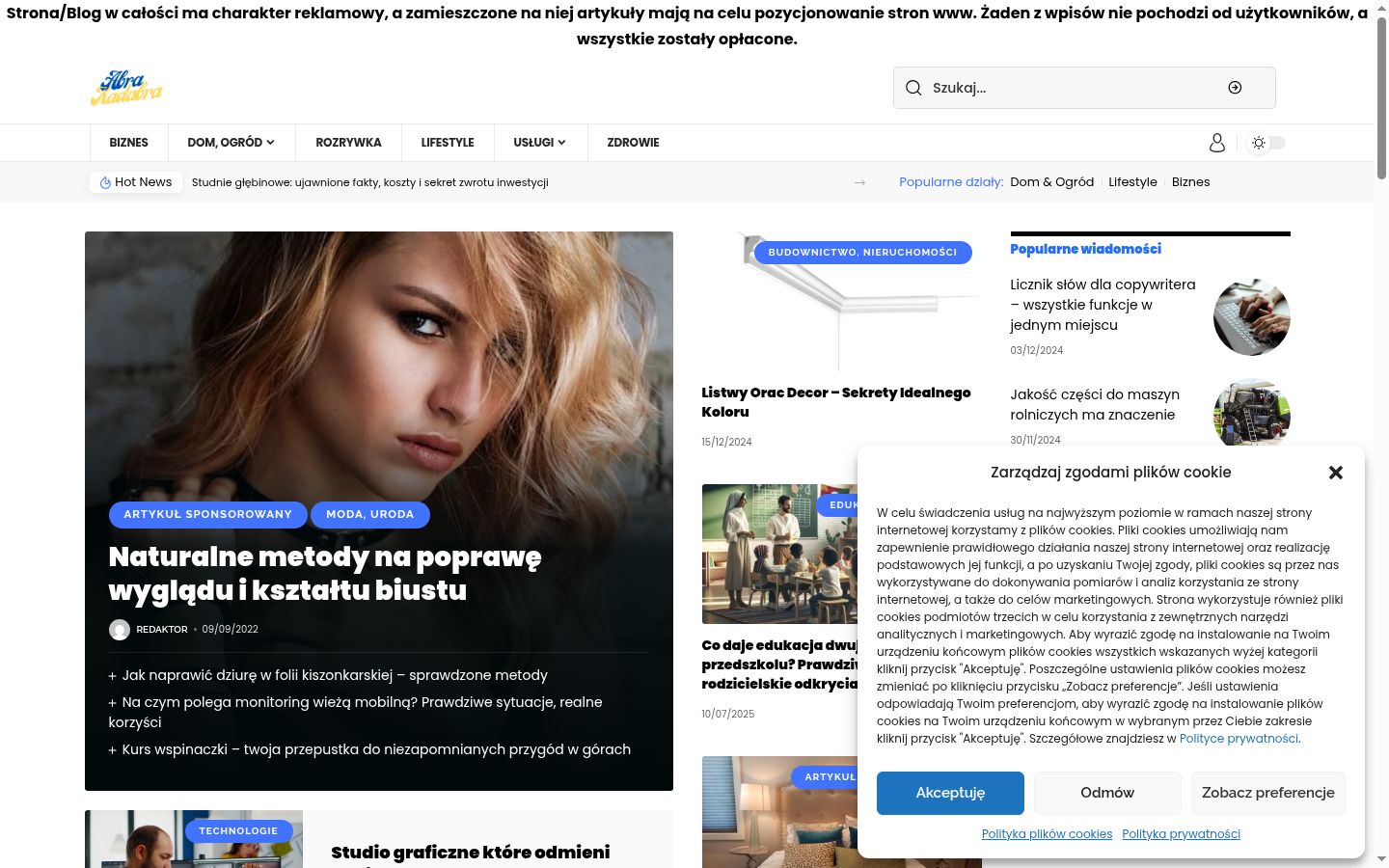 Screenshot van de toestemmingsbanner zoals getoond vóór enige interactie