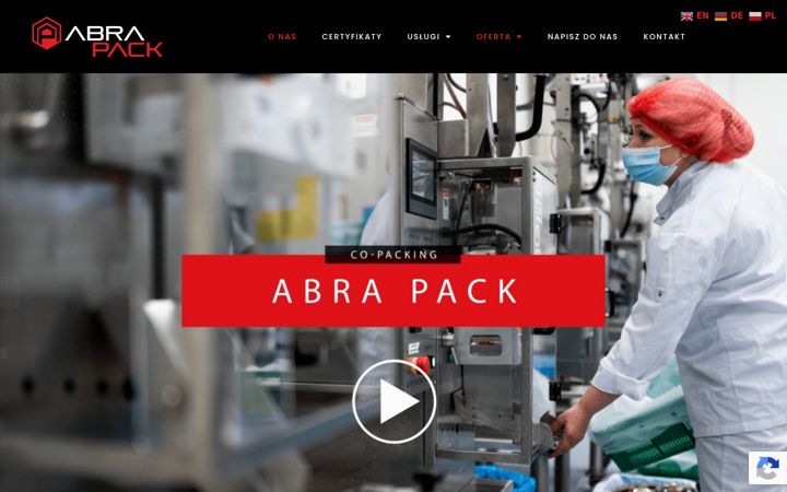Skærmbillede af abrapack.com.pl