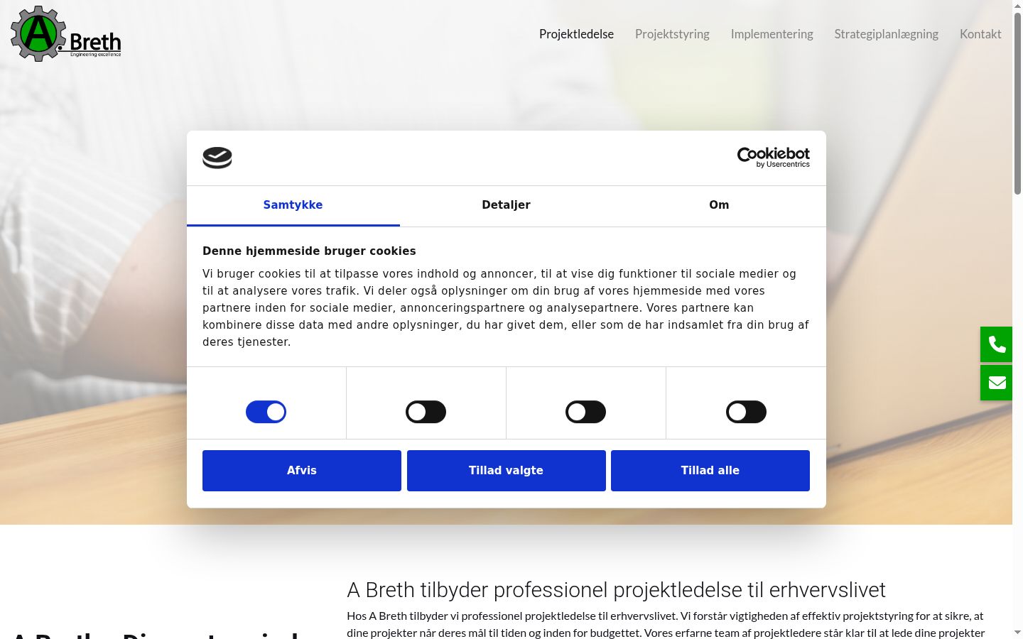 Screenshot tal-banner tal-kunsens muri qabel kwalunkwe interazzjoni