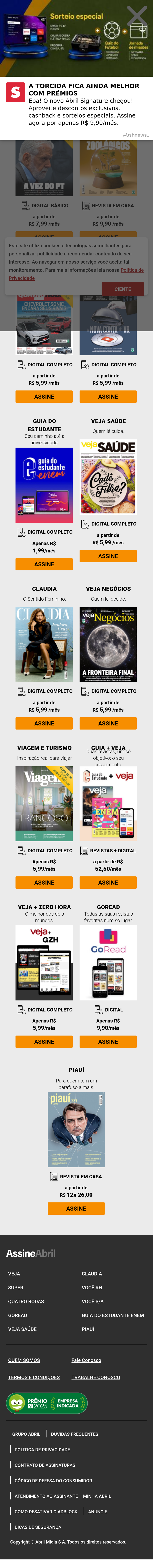 Mobile screenshot of abril.com.br