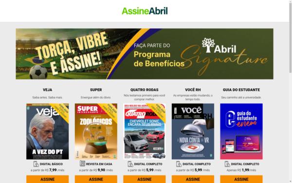 Screenshot of abril.com.br