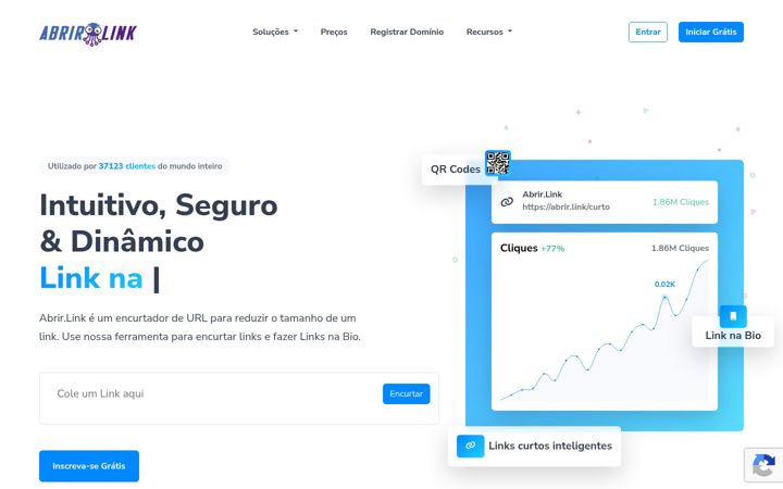 Screenshot of abrir.link