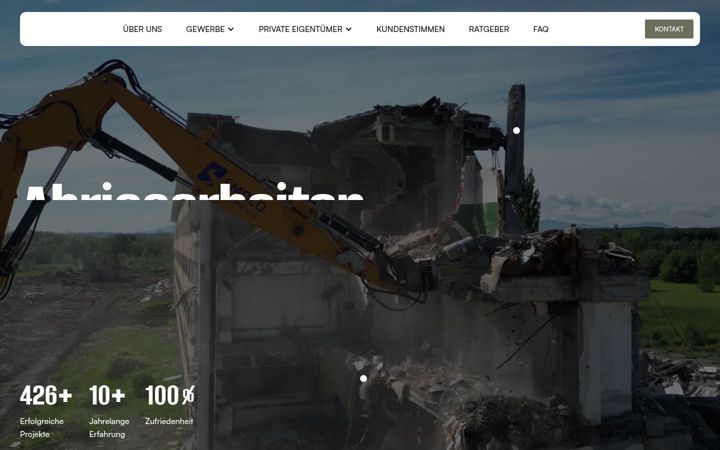Screenshot von abriss-breuer.de