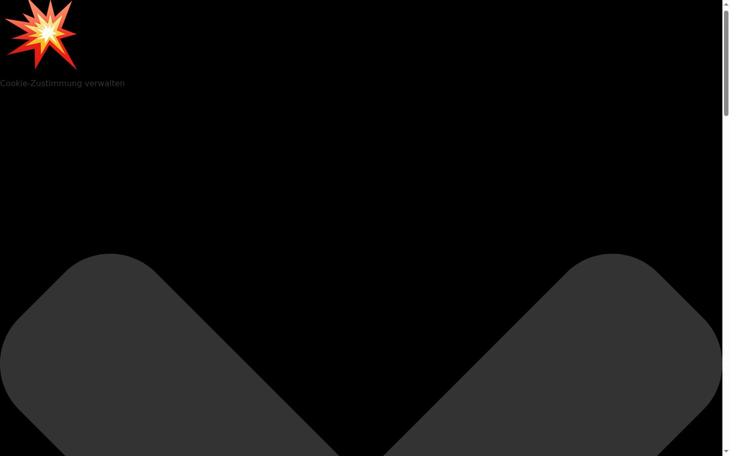 Captura de pantalla del banner de consentimiento mostrado antes de cualquier interacción