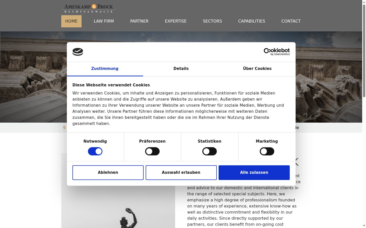Screenshot tal-banner tal-kunsens muri qabel kwalunkwe interazzjoni