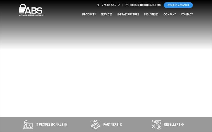 Screenshot of absbackup.com