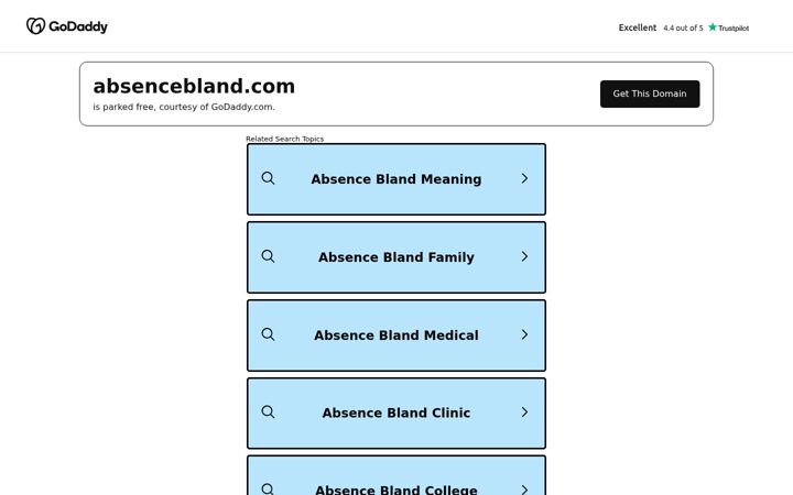 Screenshot of absencebland.com