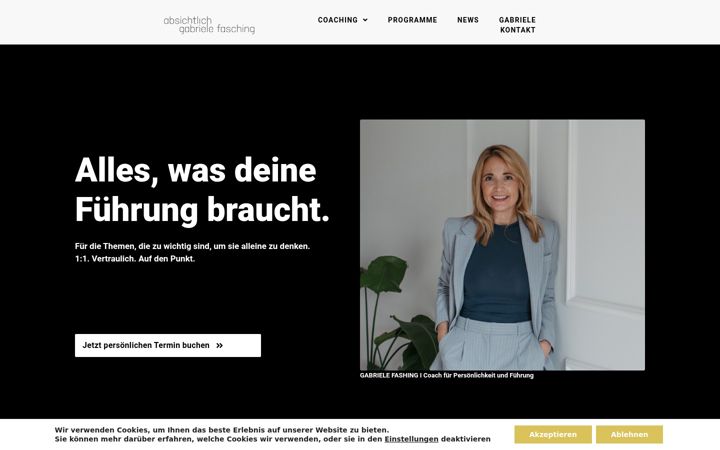 Screenshot von absichtlich.com
